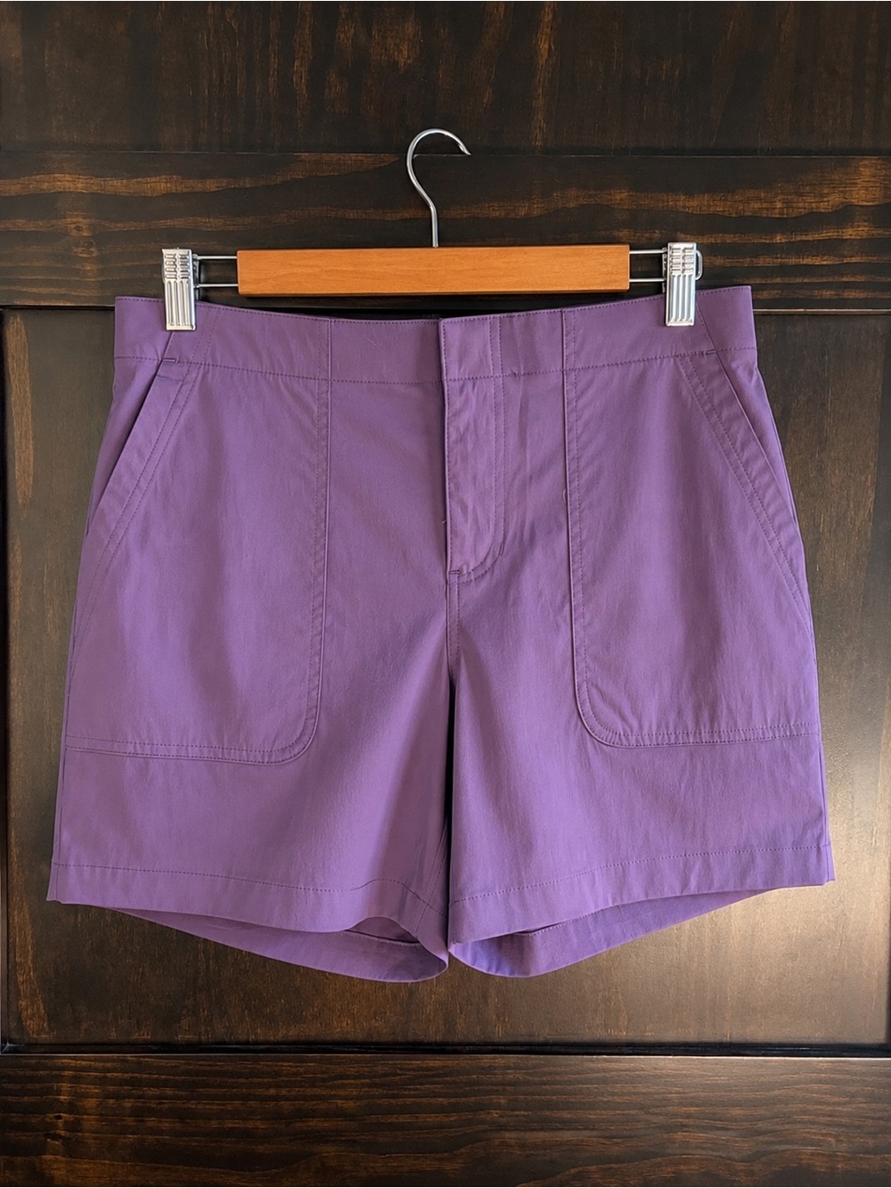 Eddie Bauer Lavender Utility Shorts